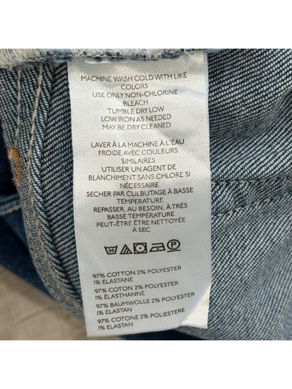 We The Free Womens Size 29 Jeans High-Rise Flare Jeans Raw-Hem Blue - Picture 7 of 8